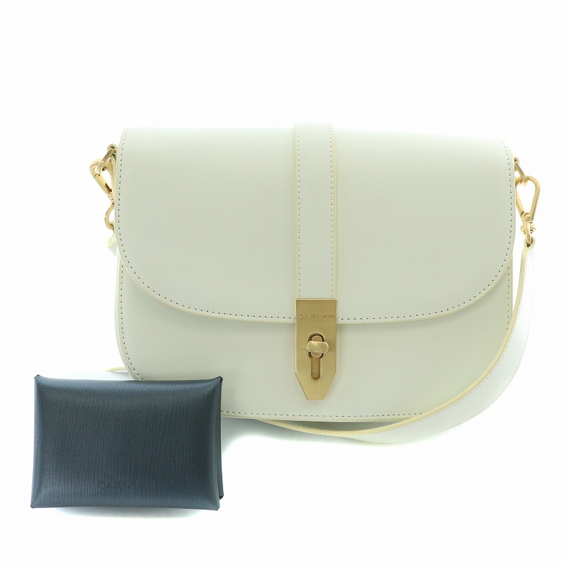 [極美品]CARLYN ハンドバッグ Dear bag 2way ターンロック カーリン CARLYN DEAR 2WAY ショルダーバッグ ターンロック式
