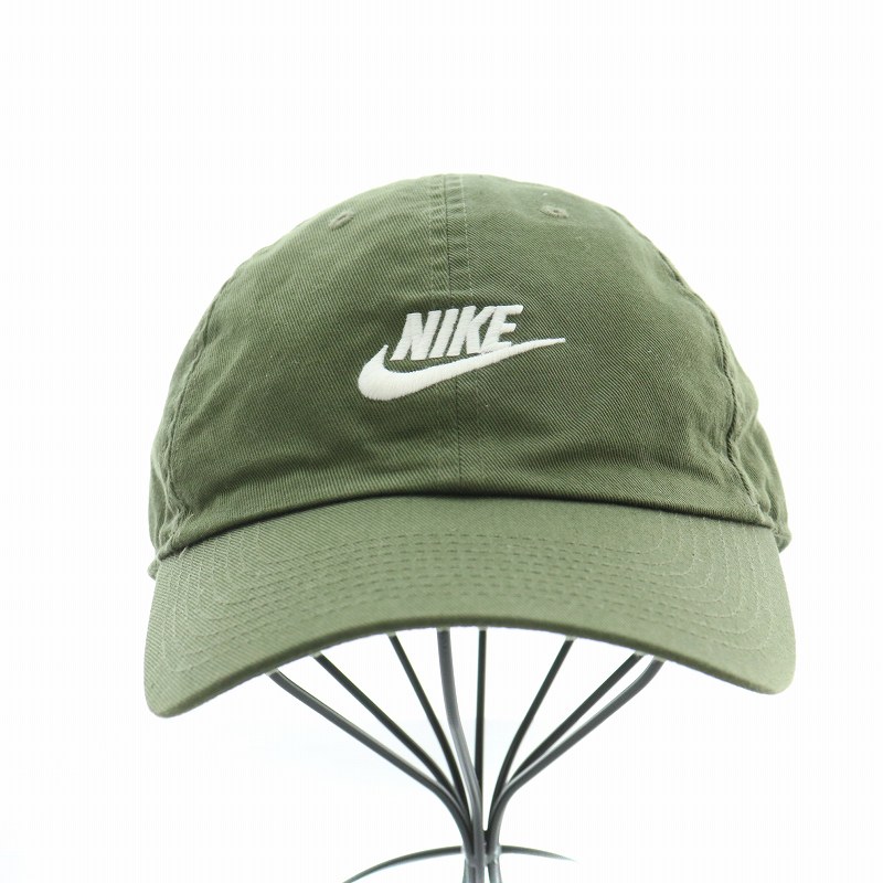 希少！00s デッドストック　NIKE ナイキ ゴルフキャップ　カーキ　タグ付き NIKE 【超美品】ナイキゴルフ メッシュキャップ カーキ タイガー