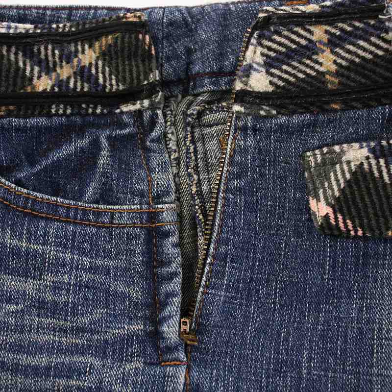 バーバリーブルーレーベル BURBERRY BLUE LABEL デニムスカート 台形