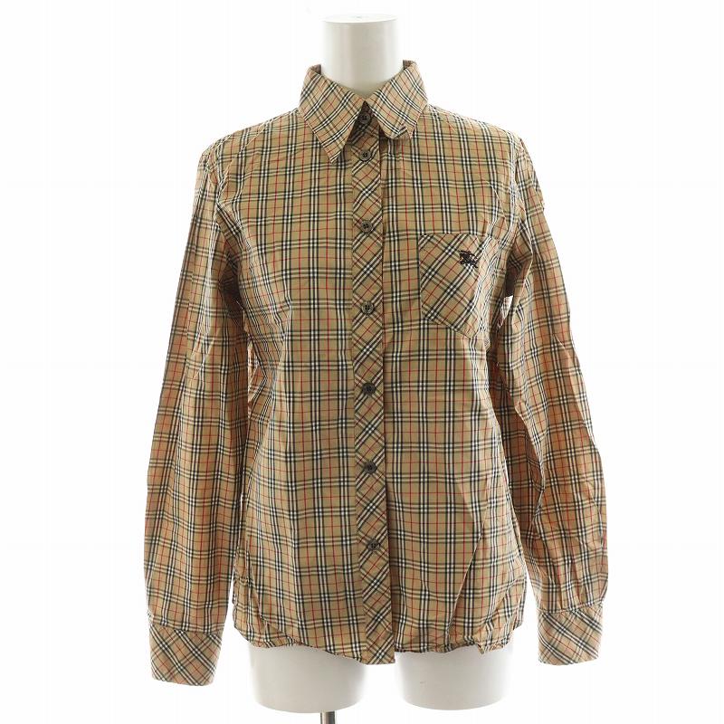 バーバリーブルーレーベル BURBERRY BLUE LABEL ノバチェック シャツ 