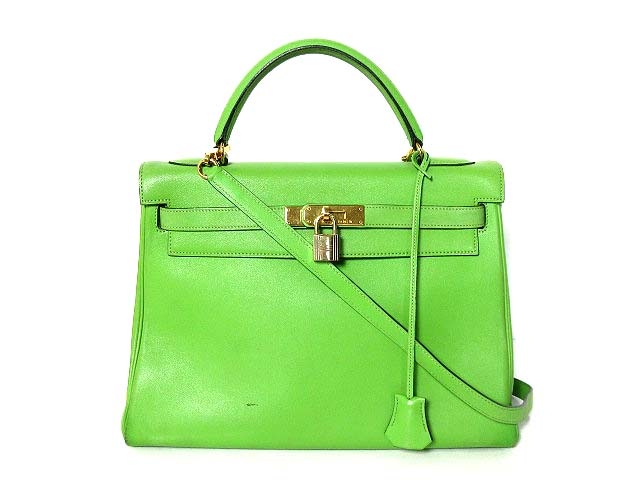 エルメス HERMES ケリー 32 ヴォーガリバー レザー 内縫い ○X 刻印