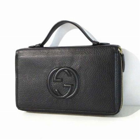 グッチ GUCCI 美品 長財布 ドキュメントケース トラベル 