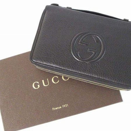 グッチ GUCCI 美品 長財布 ドキュメントケース トラベル  