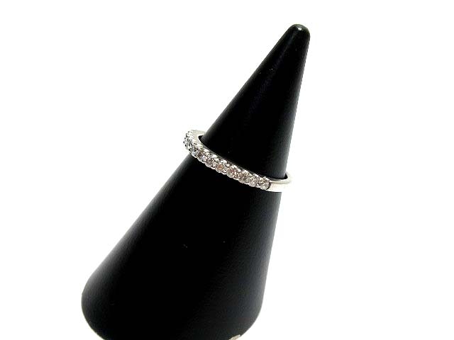 【VENDOME AOYAMA】PT900 D0.37ctハーフエタニティリング