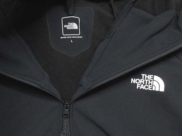 THE NORTH FACE NP71707 ソフトシェルジャケット 黒 M 日本未入荷 US規格 ノースフェイス ソフトシェルジャケット フリース