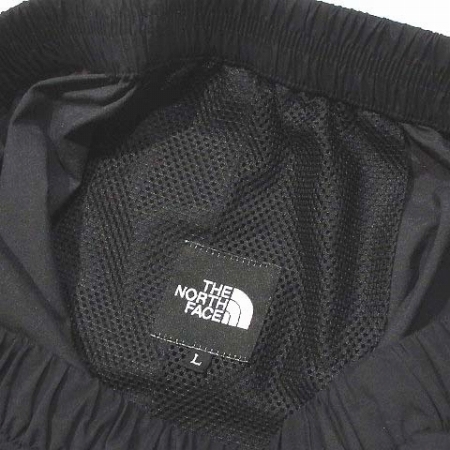 ノースフェイス アウトドア パンツ メンズ L ブラック 刺繍ロゴ THE NORTH FACE ザ ノースフェイス パンツ ロゴ刺繍 撥水