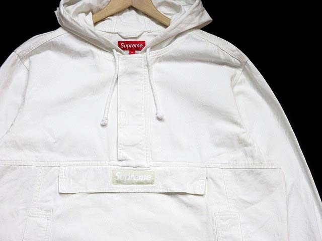 シュプリーム SUPREME アノラック パーカー Contrast Stitch Twill  