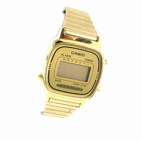 カシオ Casio 腕時計 デジタル スクエア 生活防水 チープカシオ チプカシ La670w ゴールド レディース 0 ベクトルパーク