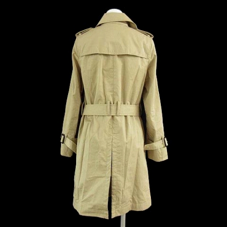 ミスティウーマン Mysty Woman Purely トレンチ コート ロング ダブル ベルト付き ベージュ S アウターlek レディース 0 ベクトルパーク