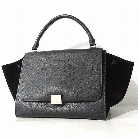 セリーヌ CELINE 美品 ハンド バッグ ショルダー 2WAY トラペーズ  