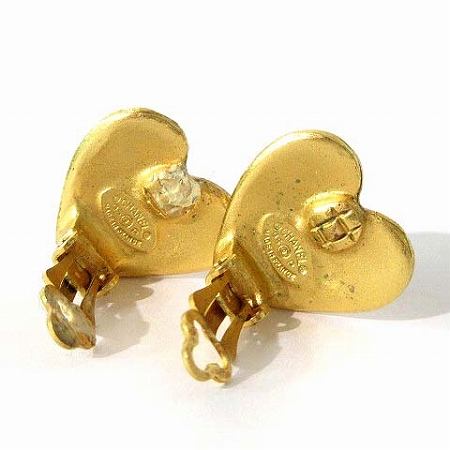 シャネル CHANEL 95P イヤリング ハート ココマーク ヴィンテージ