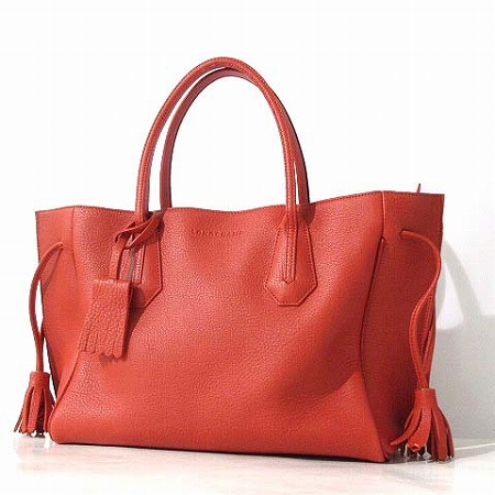 ロンシャン LONGCHAMP 美品 トート バッグ ハンド ペネロペ タッセル 