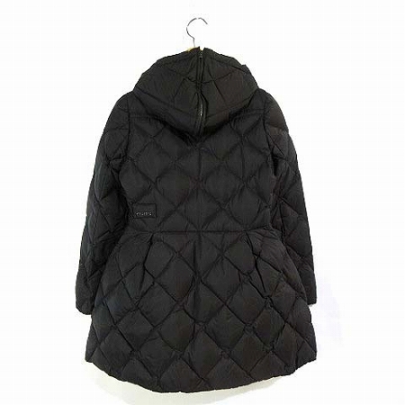 ミュウミュウ miumiu 14AW ダウン コート キルティング フード 