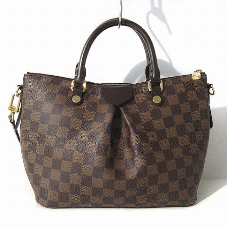 ルイヴィトン LOUIS VUITTON 極美品 ハンド バッグ ショルダー 2WAY ダミエ シエナ エベヌ PM N41545 茶 レディース 新作アイテム入荷中 【極美品!】ルイ•ヴィトン:シエナPM/ダミエ•エベヌ/N41545/2WAY ハンドバッグ