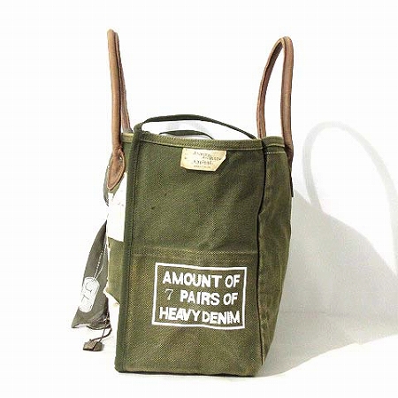 キャピタル kapital トート バッグ 4号アーミー 帆布 MILK BAG ミルク 