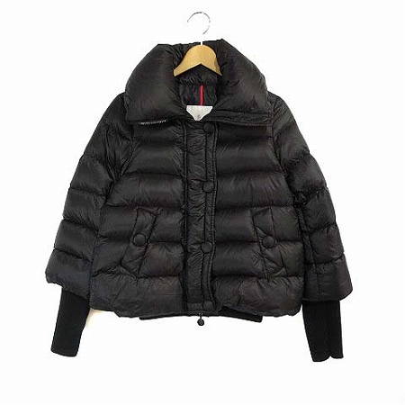 モンクレール MONCLER ダウン ジャケット テュルサ TULSA 袖 リブ 黒 