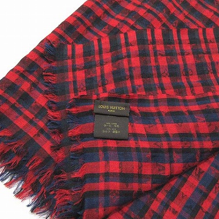 ルイヴィトン LOUIS VUITTON ストール エトール モノグラム チェック  
