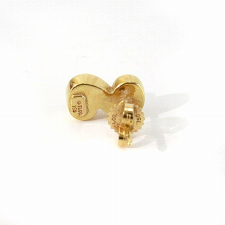 ティファニー TIFFANY & CO. ピアス 渦巻き トルネード モチーフ 750