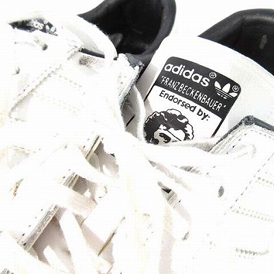 アディダス adidas ベッケンバウアー スニーカー レザー 白 27.5