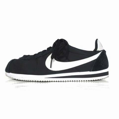 ナイキ Nike スニーカー Classic Cortez Nylon クラシック コルテッツ ナイロン ランニング 軽量 ロゴ 黒 27cm 011 靴 0 ベクトルパーク