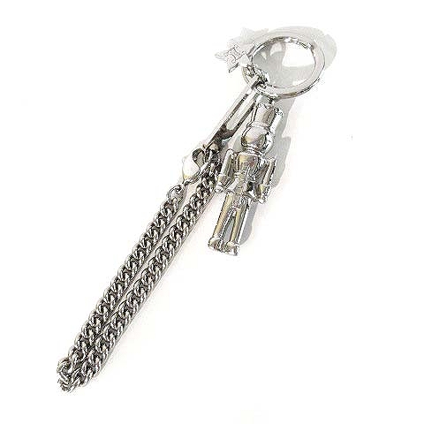 セリーヌ CELINE キーホルダー キーチャーム 兵隊 星 スター シルバー  