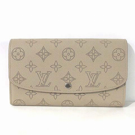 ルイヴィトン LOUIS VUITTON 美品 2018年製 財布 長財布 マヒナ 