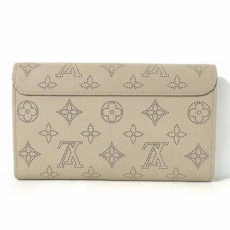 ルイヴィトン LOUIS VUITTON 美品 2018年製 財布 長財布 マヒナ 