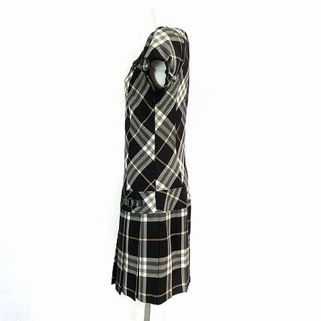 バーバリーブルーレーベル BURBERRY BLUE LABEL ワンピース ウール 100 