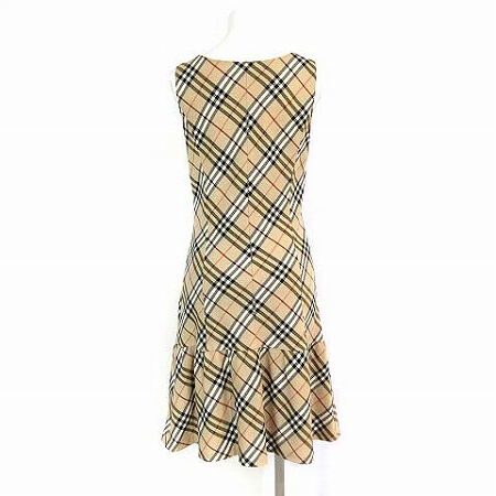 バーバリーブルーレーベル BURBERRY BLUE LABEL ワンピース ウール 