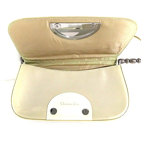 Christian Dior マリスパール　エナメルレザーショルダーバッグ クリスチャンディオール Christian Dior ショルダーバッグ