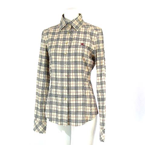 バーバリーブルーレーベル BURBERRY BLUE LABEL シャツ 長袖 ノバ 