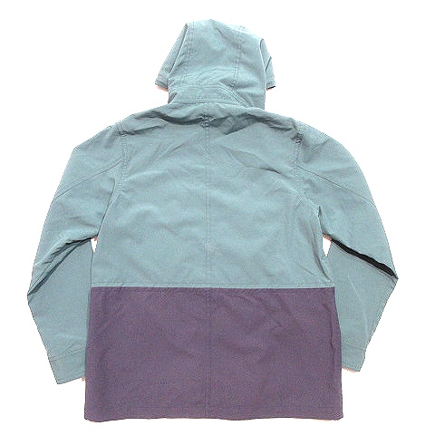 グッデイ Good Day ジャケット ジャンパー マウンテン パーカー アウトドア コットン混 フード バイカラー 緑 ネイビー M アウター メンズ 0 ベクトルパーク