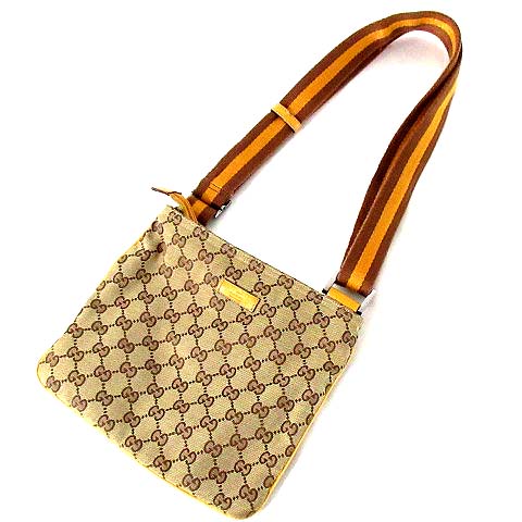 グッチ GUCCI ショルダーバッグ 斜め掛け GGキャンバス 146309  