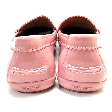 COACH(コーチ) / ローファー/23.5cm/ピンク/エナメル | 中古品の