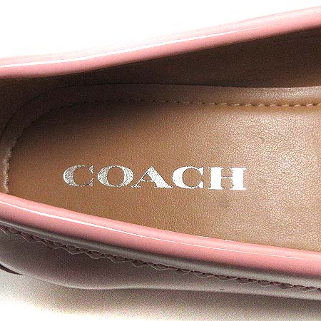 売れ筋新商品 コーチ パテント エナメル ローファー odette オデット COACH 靴