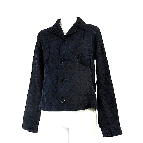トリココムデギャルソン Tricot Comme Des Garcons ジャケット ナイロン オープンカラー ライン Ad01 ネイビー S アウター Vgpt レディース 0 ベクトルパーク