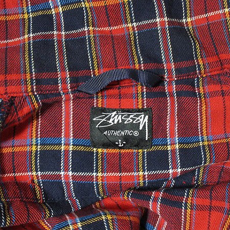 未使用】Stussy オレンジ黒チェック （楽天市場】STUSSY（カラー 