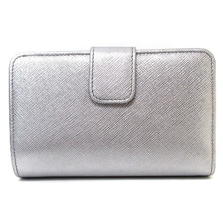 プラダ PRADA SAFFIANO METAL 財布 二つ折り L字ファスナー  