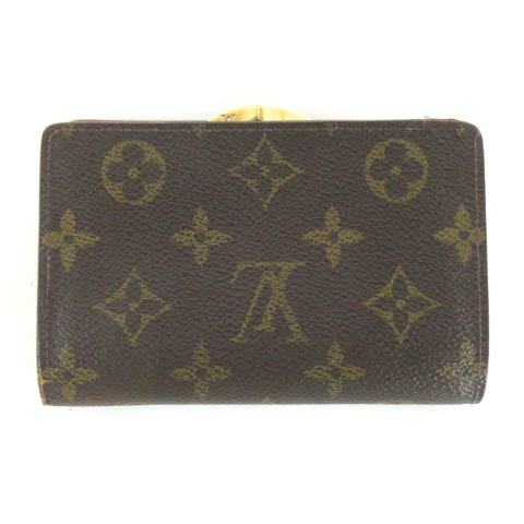 ルイヴィトン LOUIS VUITTON モノグラム 二つ折り 財布 ポルトフォイユ  