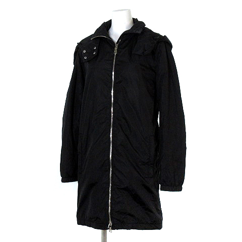 プラダスポーツ PRADA SPORT ジャケット パーカー ロング フード 中綿 