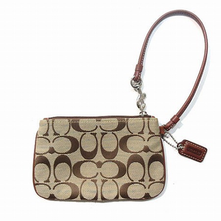 コーチ Coach ポーチ 小銭入れ パスケース カードケース シグネチャー キャンバス レザー ベージュ Vgpm レディース 0 ベクトルパーク