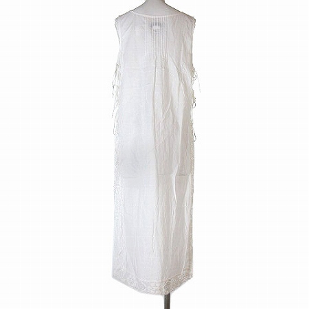 イエナ スローブ Iena Slobe ノースリーブ ワンピース ロング レース 刺繍 レイヤード 17ss 白 Vgpt レディース 0 ベクトルパーク