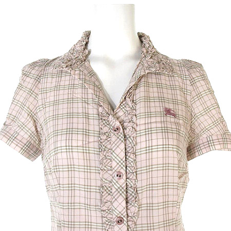バーバリーブルーレーベル BURBERRY BLUE LABEL シャツ ブラウス 半袖 