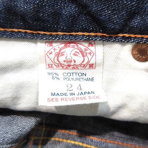 エヴィスドンナ EVISU DONNA ショートパンツ デニム ストレッチ