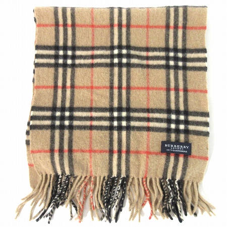 バーバリー ロンドン BURBERRY LONDON マフラー フリンジ ノバ