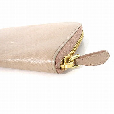プラダ PRADA 長財布 財布 ウォレット レザー チェリー