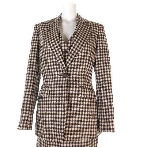 Paul Smith チェック柄スーツ ジャケットとスカート38