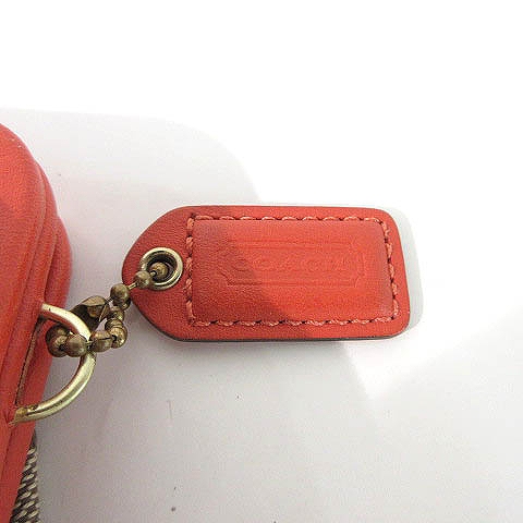 美品 COACH コーチ シグネチャー がま口 コインケース 小銭入れ ブラウン COACH コーチ コインケース 小銭入れ がま口 シグネチャー