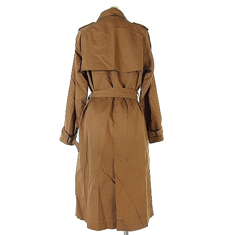 ムルーア Murua コート トレンチ ロング 無地 長袖 16aw 茶 ブラウン S アウター レディース 0 ベクトルパーク