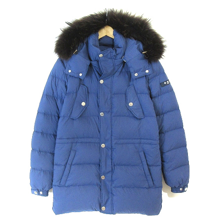 タトラス Tatras ダウンジャケット ナイロン フード ラクーン ファー Mta8ht41 青 ブルー 02 アウター Ibs73 メンズ 0 ベクトルパーク